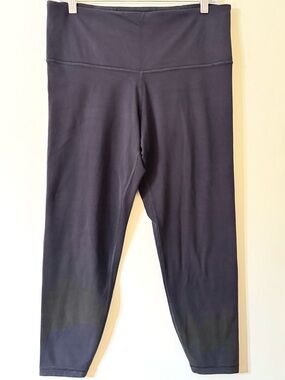 Athleta Ultra High Rise Capri Leggings Black 1X Yoga Athleisure